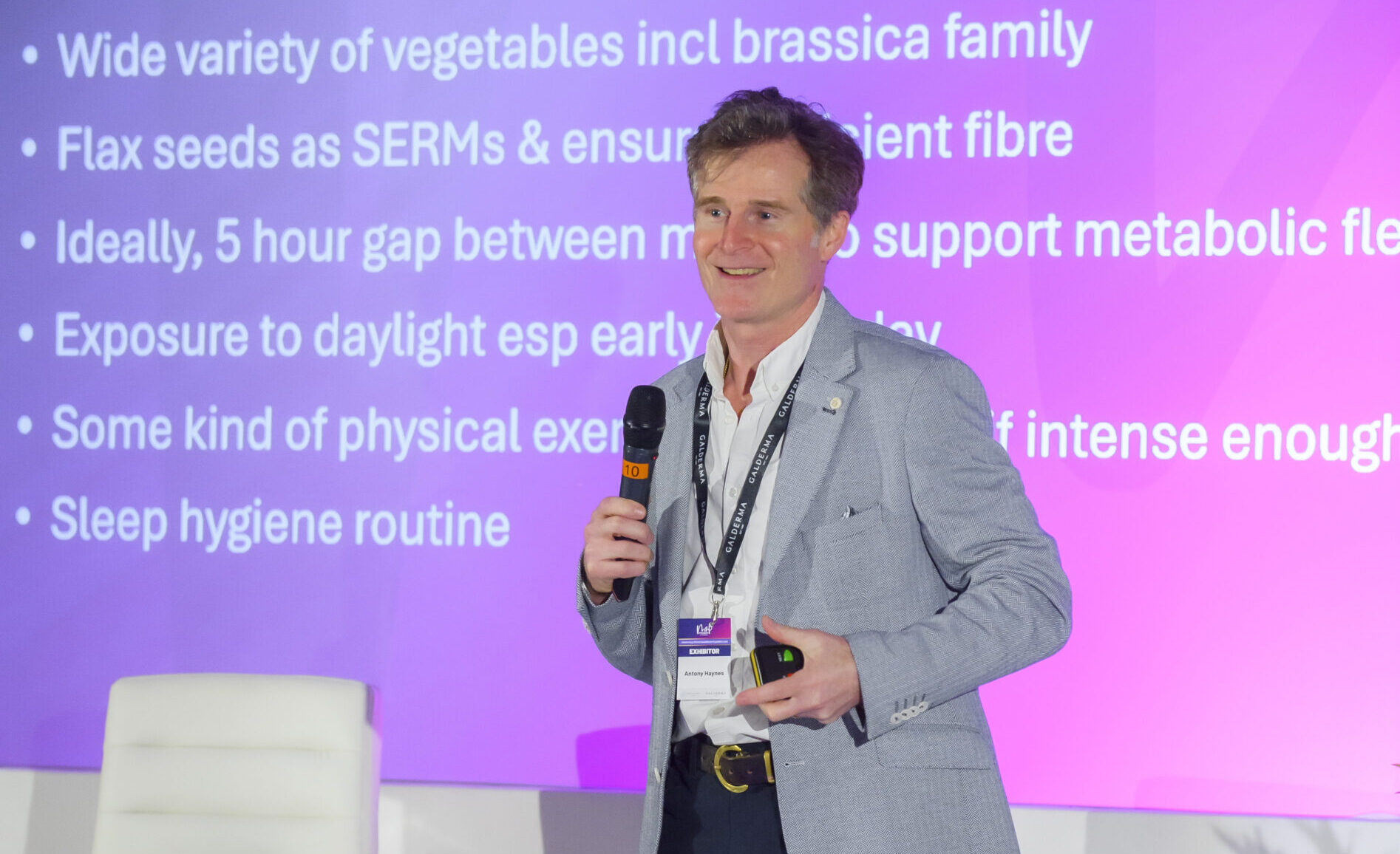 Antony Haynes, Nutrilink speaking at Menopause in Practice